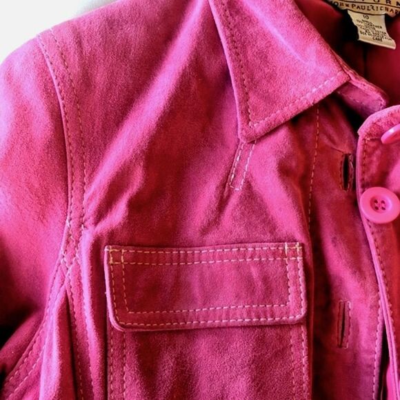 Vintage Pink 🩷 Suede Jacket by John Paul Richard - Picture 11 of 12